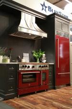 Bluestar powder coated appliances in wine red RAL 3005 LR