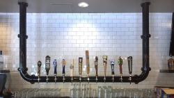 Powder coated beer tower