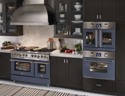 Bluestar powder coated appliance in pigeon blue RAL 5014