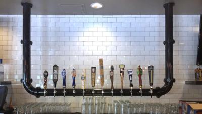 Powder coated beer tower